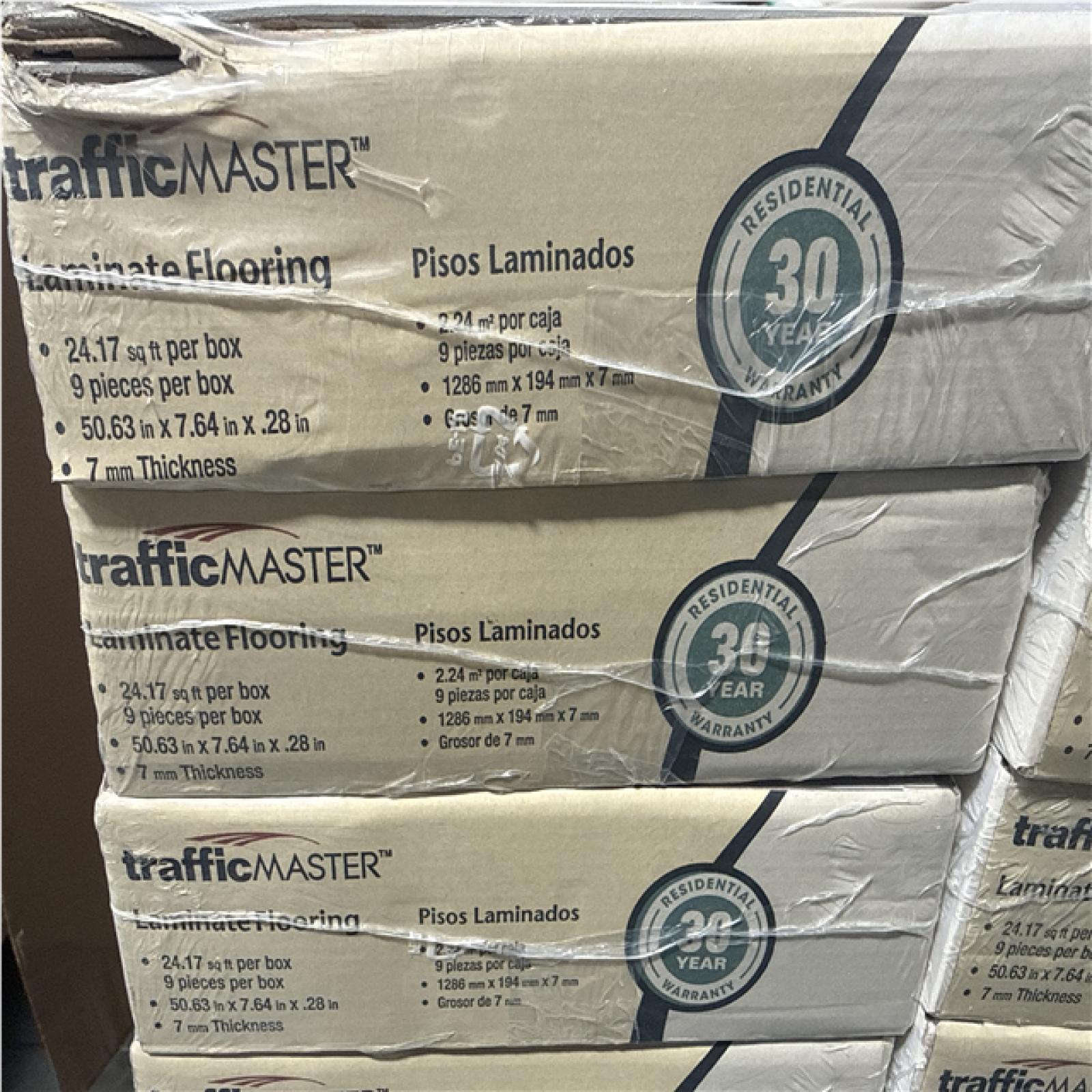 CALIFORNIA AS IS TRAFFIC MASTER LAMINATE FLOORING