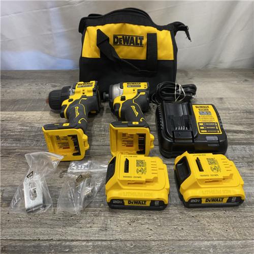AS-IS DEWALT ATOMIC 20-Volt MAX Lithium-Ion Cordless Combo (2-Tool) Kit