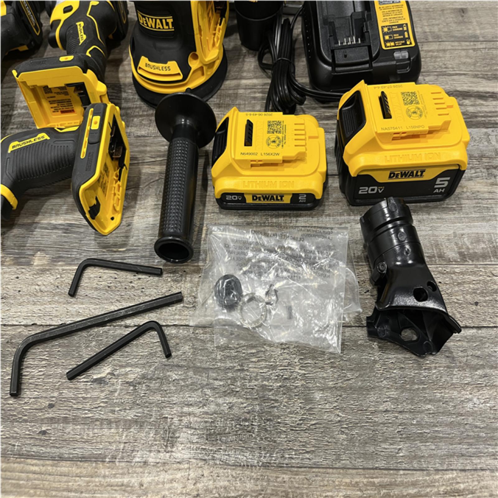 AS-IS DEWALT 20-Volt MAX ToughSystem Lithium-Ion 6-Tool Cordless Combo Kit