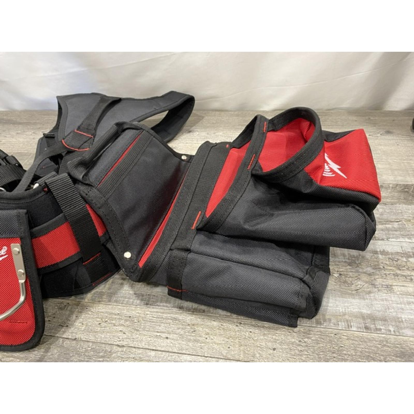 NEW - Milwaukee General Contractor Work Waist Tool Belt with Suspension Rig