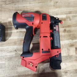 HOUSTON LOCATION - AS - IS Milwaukee FUEL 18-Volt Lithium-Ion Brushless Cordless Gen II 18-Gauge Brad Nailer W/ BATTERY & CHARGER