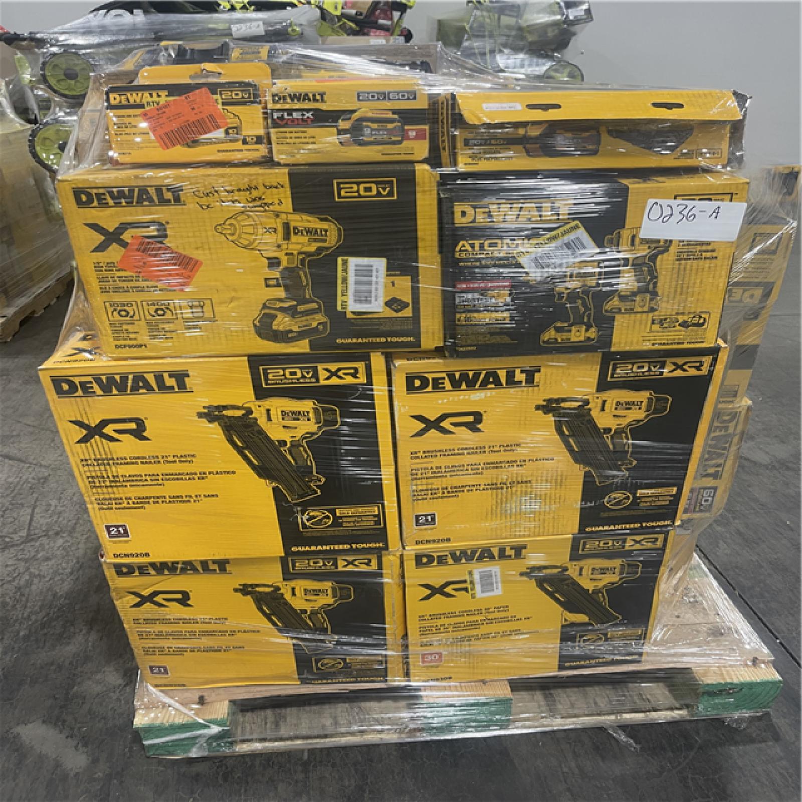 Pittston Location As-Is Power Tools Partial Truckload (14 pallets) 0236-A
