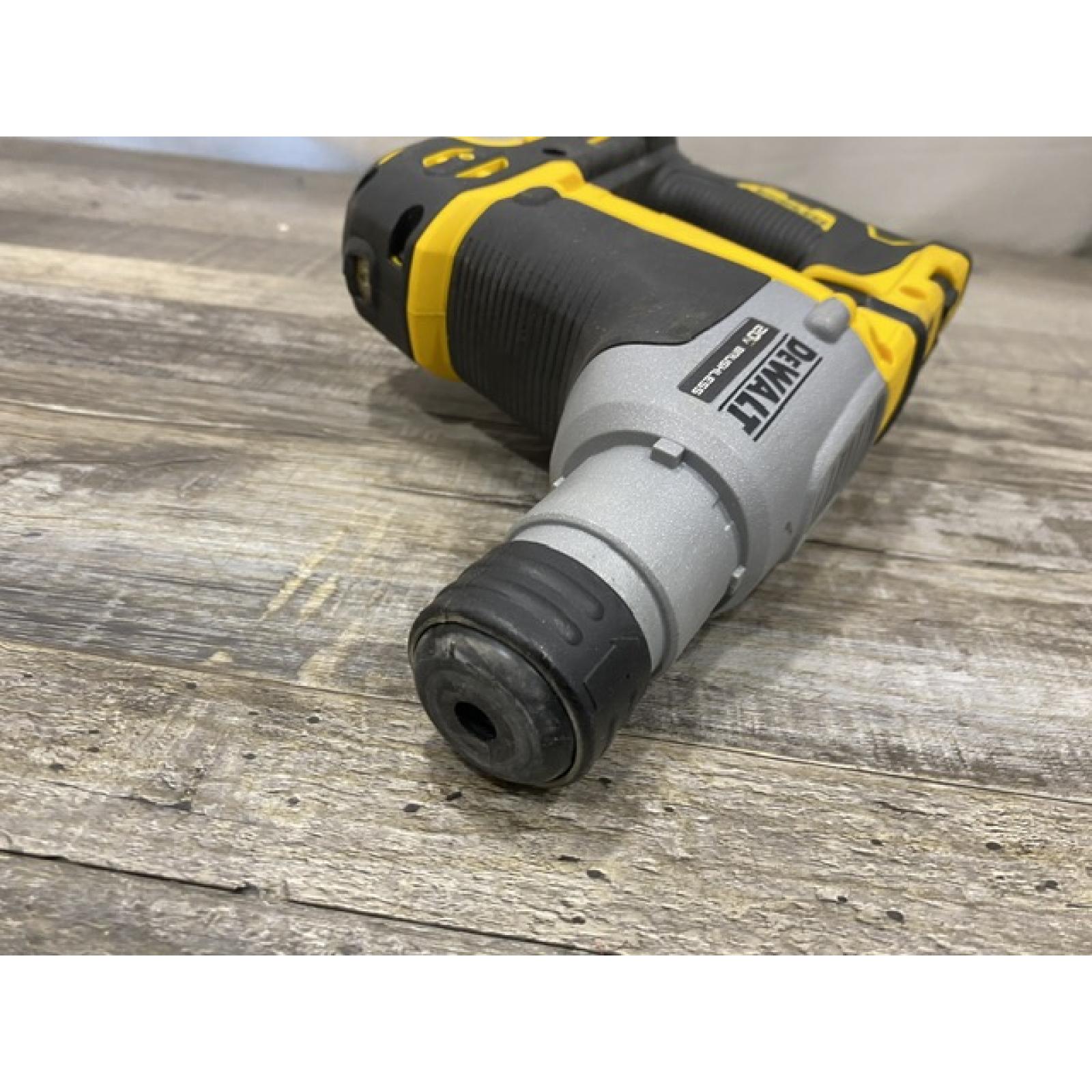AS-IS DEWALT ATOMIC 20V MAX Cordless Brushless Ultra-Compact 5/8 in. SDS Plus Hammer Drill (Tool Only)