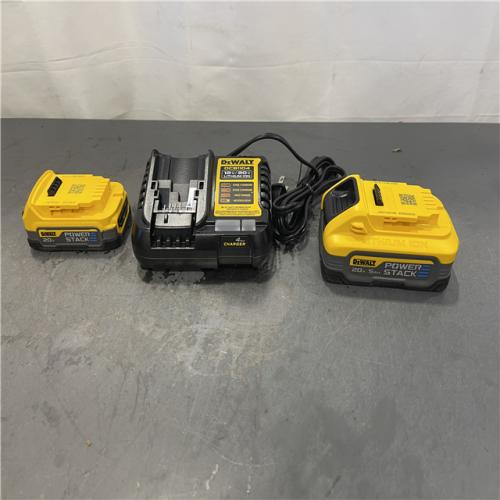 AS-IS - DeWalt 20V MAX XR POWERSTACK Lithium-Ion Battery Starter Kit