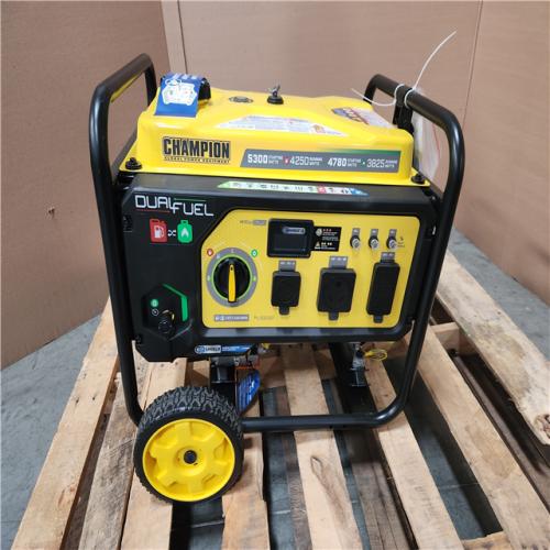 CALIFORNIA AS-IS CHAMPION GENERATOR