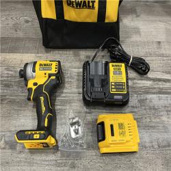 AS-IS DEWALT Atomic 20V Max Lithium-Ion Brushless Cordless Compact 1/4 in. Impact Driver Kit