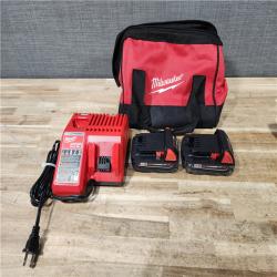HOUSTON LOCATION - AS-IS Milwaukee 18V Lithium-Ion Cordless Drill Driver/Impact Driver Combo Kit