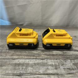 AS-IS DEWALT 20V MAX Compact Lithium-Ion 3.0Ah Battery Pack (2 Pack)