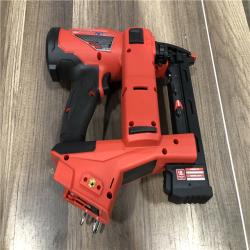 AS-IS Milwaukee FUEL 18-Volt Lithium-Ion Brushless Cordless 18-Gauge 1/4 in. Narrow Crown Stapler (Tool-Only)