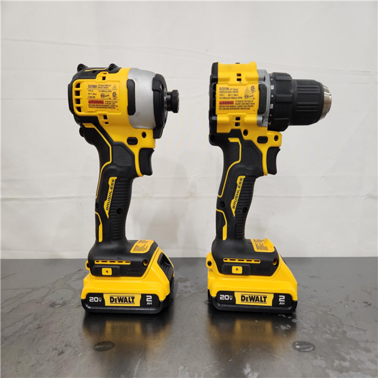 AS-IS- DEWALT ATOMIC 20-Volt MAX Lithium-Ion Cordless Combo Kit
