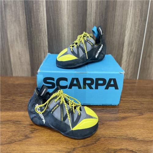 Scarpa Vapor Climbing Shoes - Mens Smoke/Yellow 41.5 70074/000-SmkYel-41.5