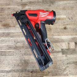 HOUSTON LOCATION - AS-IS (APPEARS LIKE NEW) Milwaukee 2839-20 M18 FUEL 15 Ga. 18 Volt Brushless Angled Finish Nailer (TOOL ONLY)