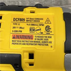 AS-IS DEWALT Atomic 20V Max Lithium-Ion Brushless Cordless Compact 1/4 in. Impact Driver Kit