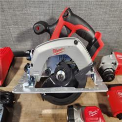 HOUSTON LOCATION - AS-IS Milwaukee M18 18-Volt Lithium-Ion Cordless Combo Kit 7-Tool with 2-Batteries, Charger and Tool Bag