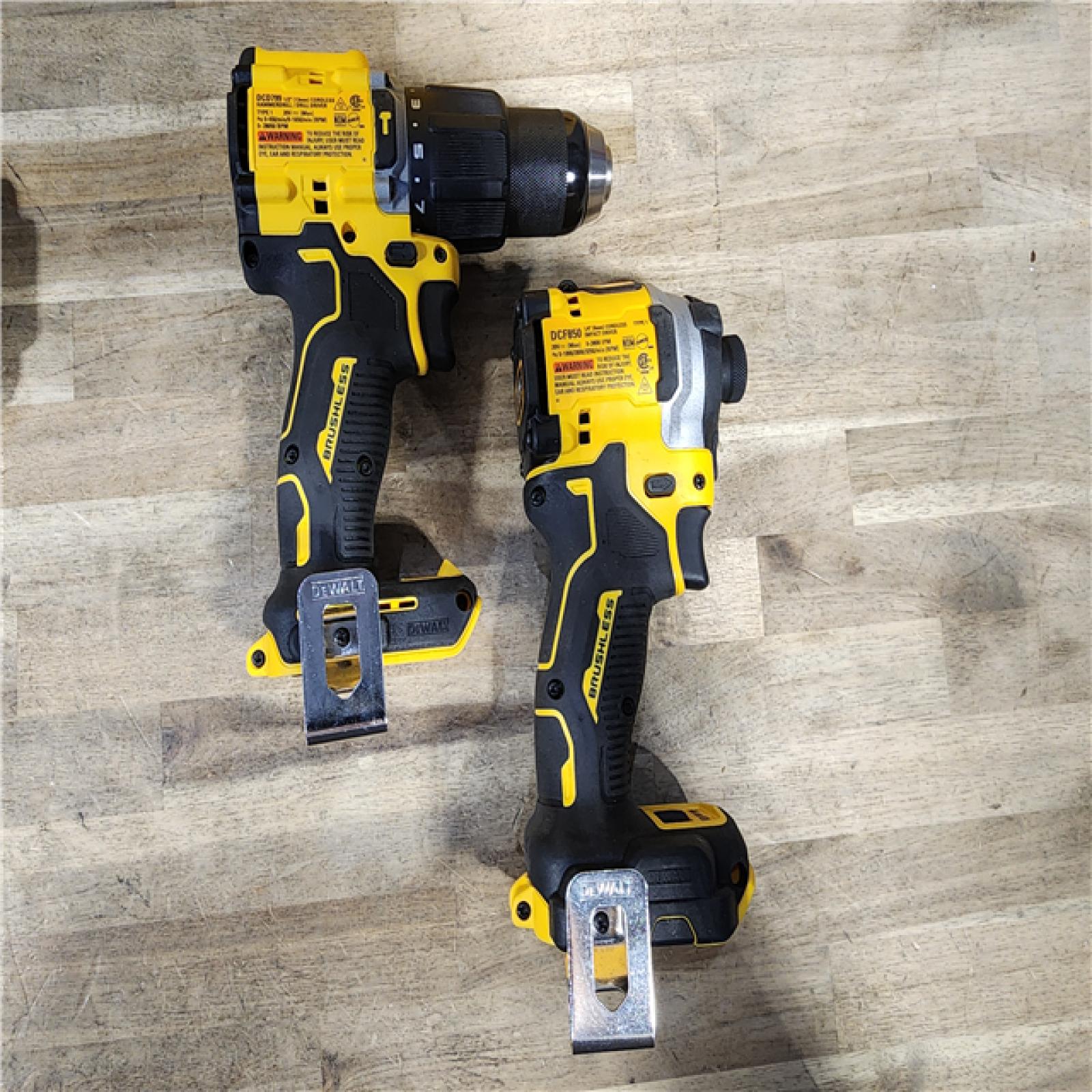 HOUSTON LOCATION - AS-IS DEWALT 2 TOOL COMBO KIT W/ (2) BATTERY & CHARGER
