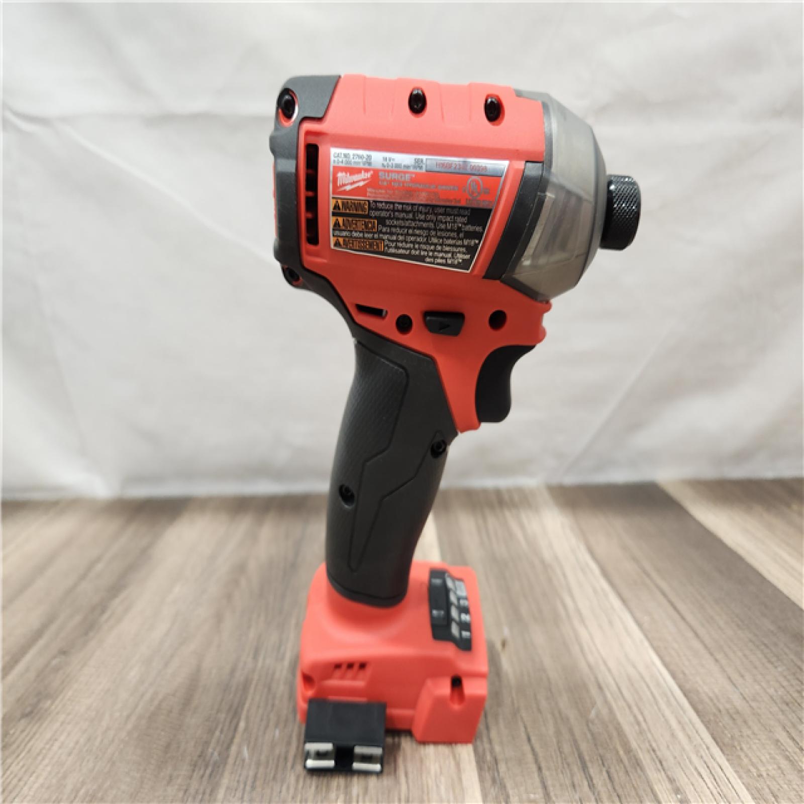 AS-IS- Milwaukee- M18 Fuel Surge 18V Cordless Drill/Driver (Tool-Only)