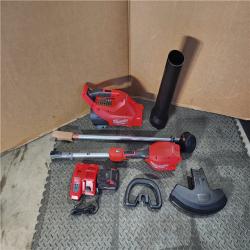 HOUSTON LOCATION - AS-IS (APPEARS LIKE NEW) Milwaukee M18 FUEL String Trimmer/Blower Combo Kit