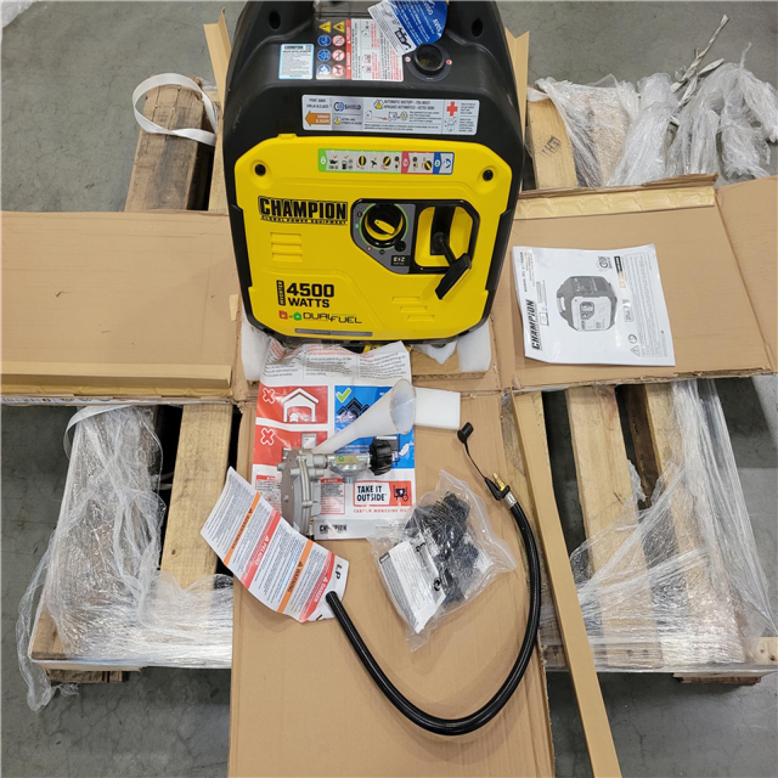 CALIFORNIA AS-IS CHAMPION PORTABLE GENERATOR 4500