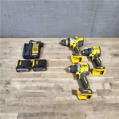 HOUSTON LOCATION - AS-IS DEWALT 3 TOOL COMBO KIT W/ (2) BATTERY & CHARGER