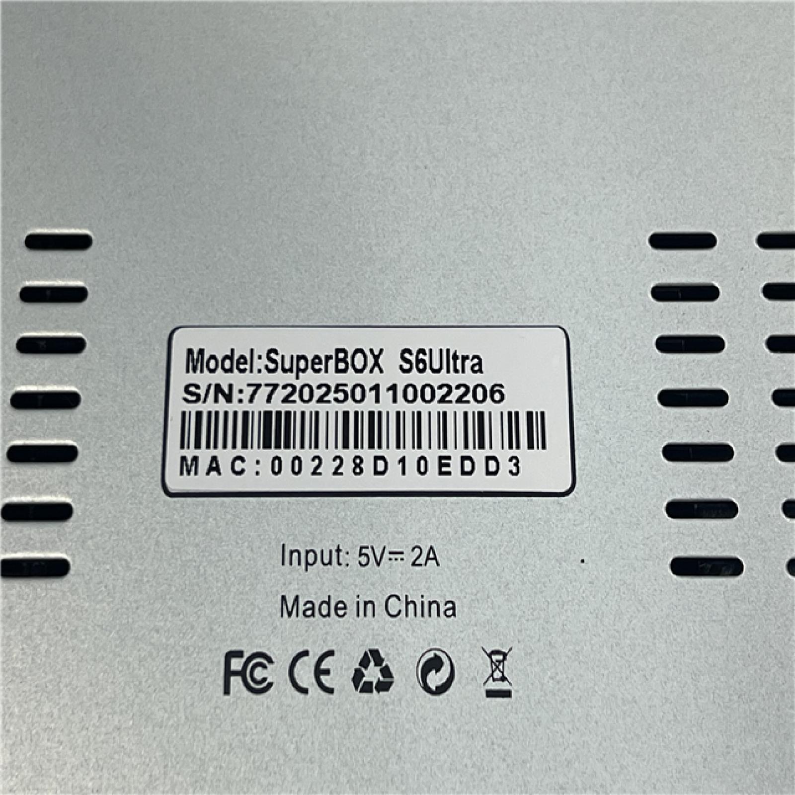 AS-IS SuperBOX S6 Ultra Media Player with Remote