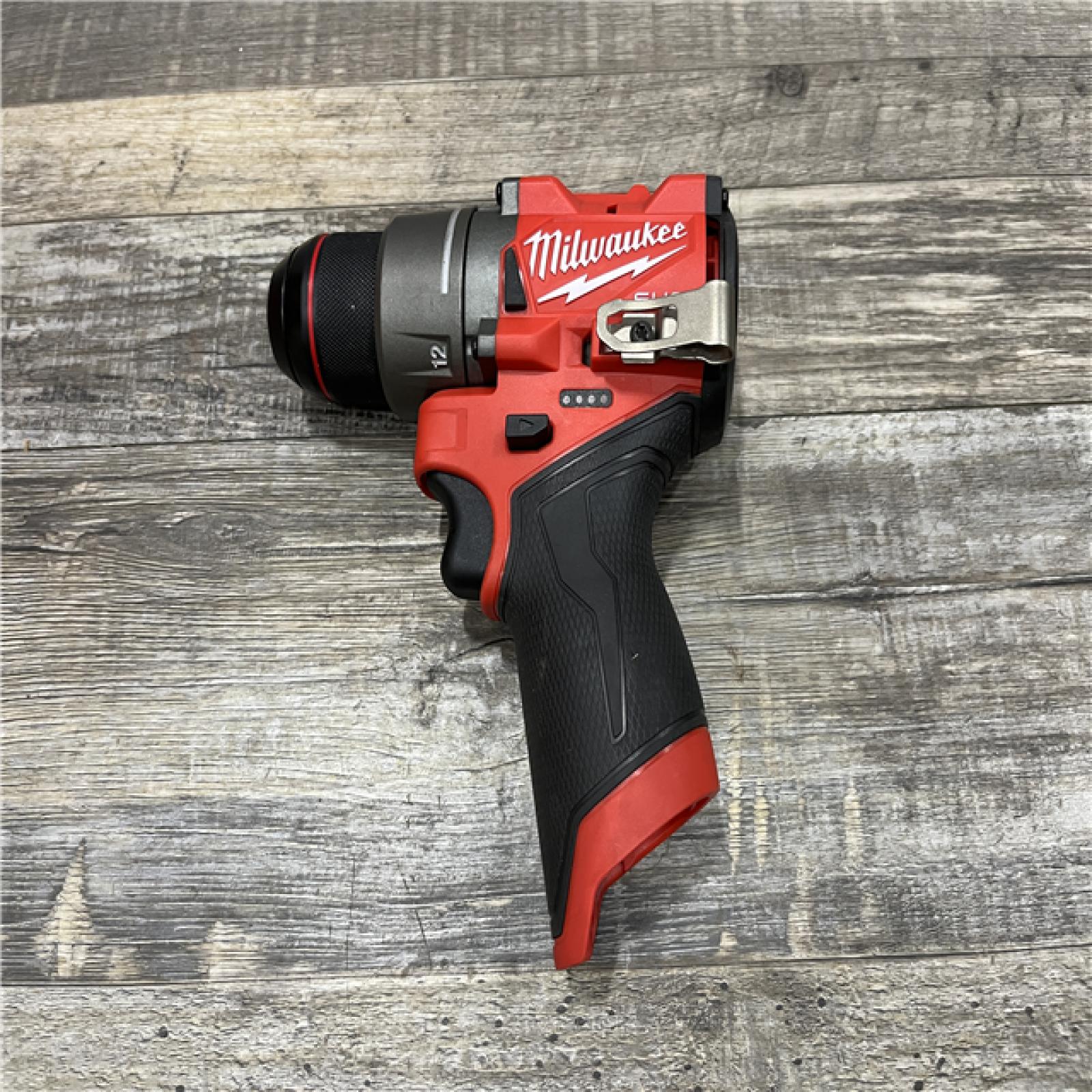 AS-IS Milwaukee FUEL 12V Lithium-Ion Brushless Cordless 1/2 in. Drill Driver (Tool-Only)