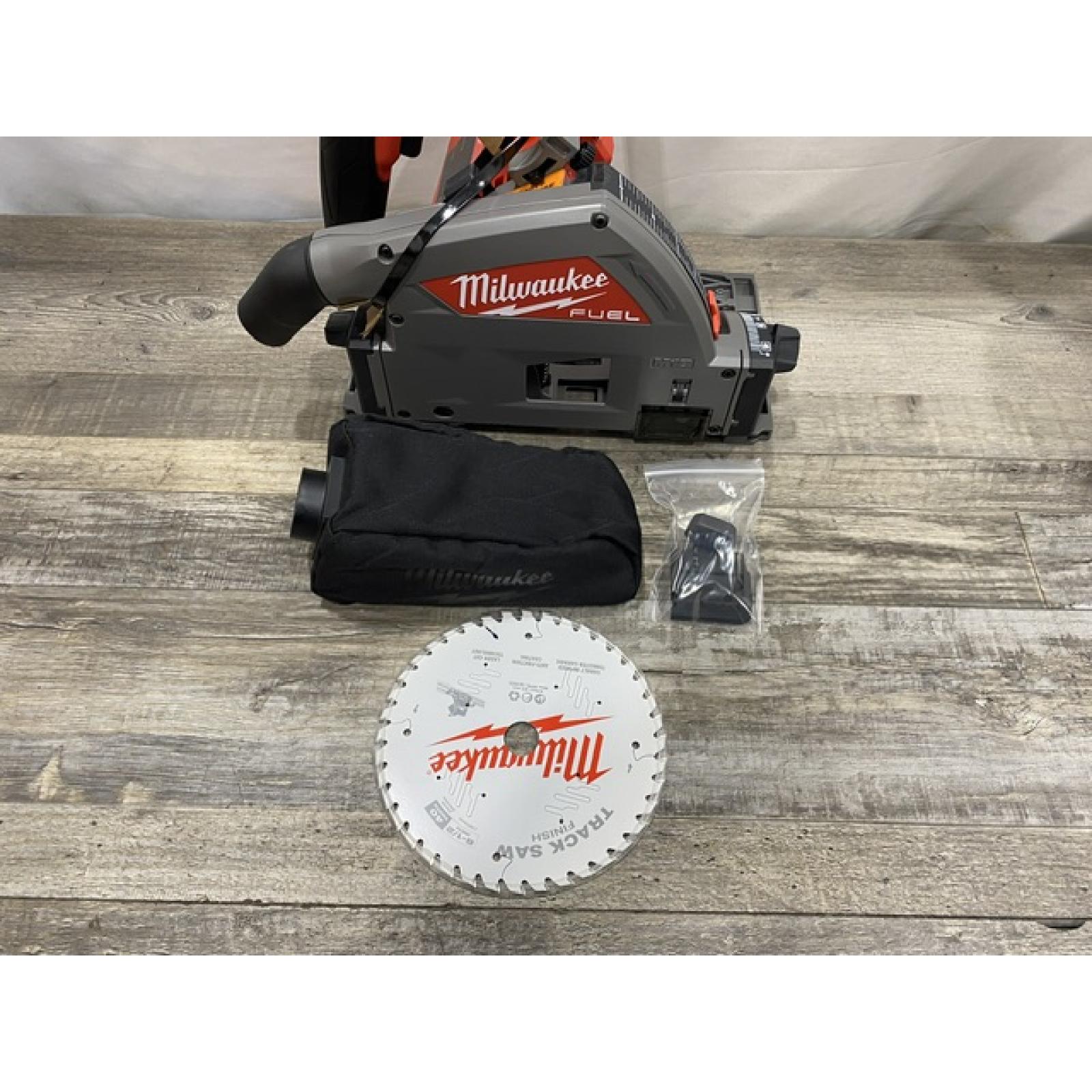 LIKE NEW - Milwaukee  FUEL 18V Lithium-Ion Cordless Brushless 6-1/2 in. Plunge Cut Track Saw (Tool-Only)