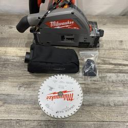 LIKE NEW - Milwaukee  FUEL 18V Lithium-Ion Cordless Brushless 6-1/2 in. Plunge Cut Track Saw (Tool-Only)