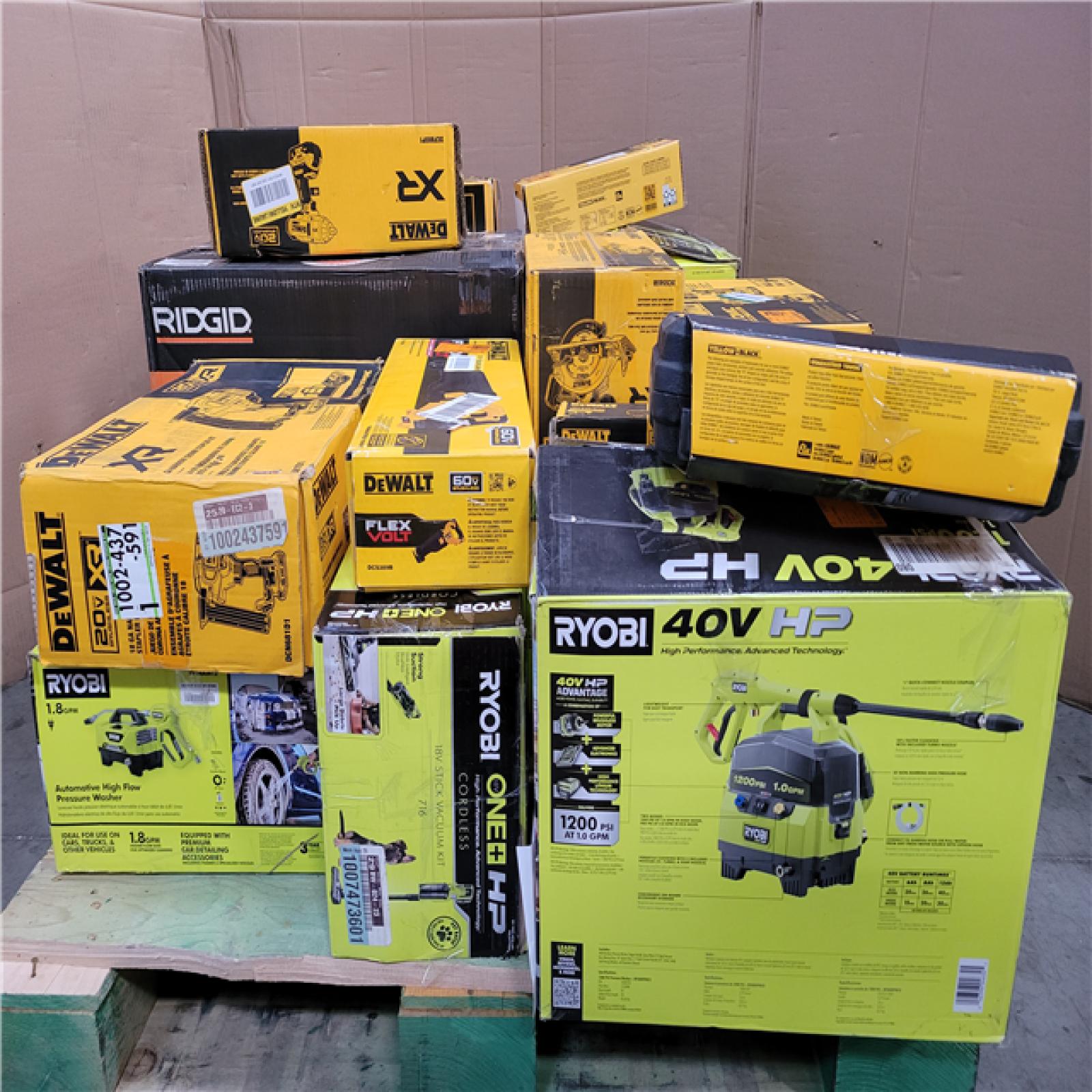 CALIFORNIA AS-IS TOOL PALLET