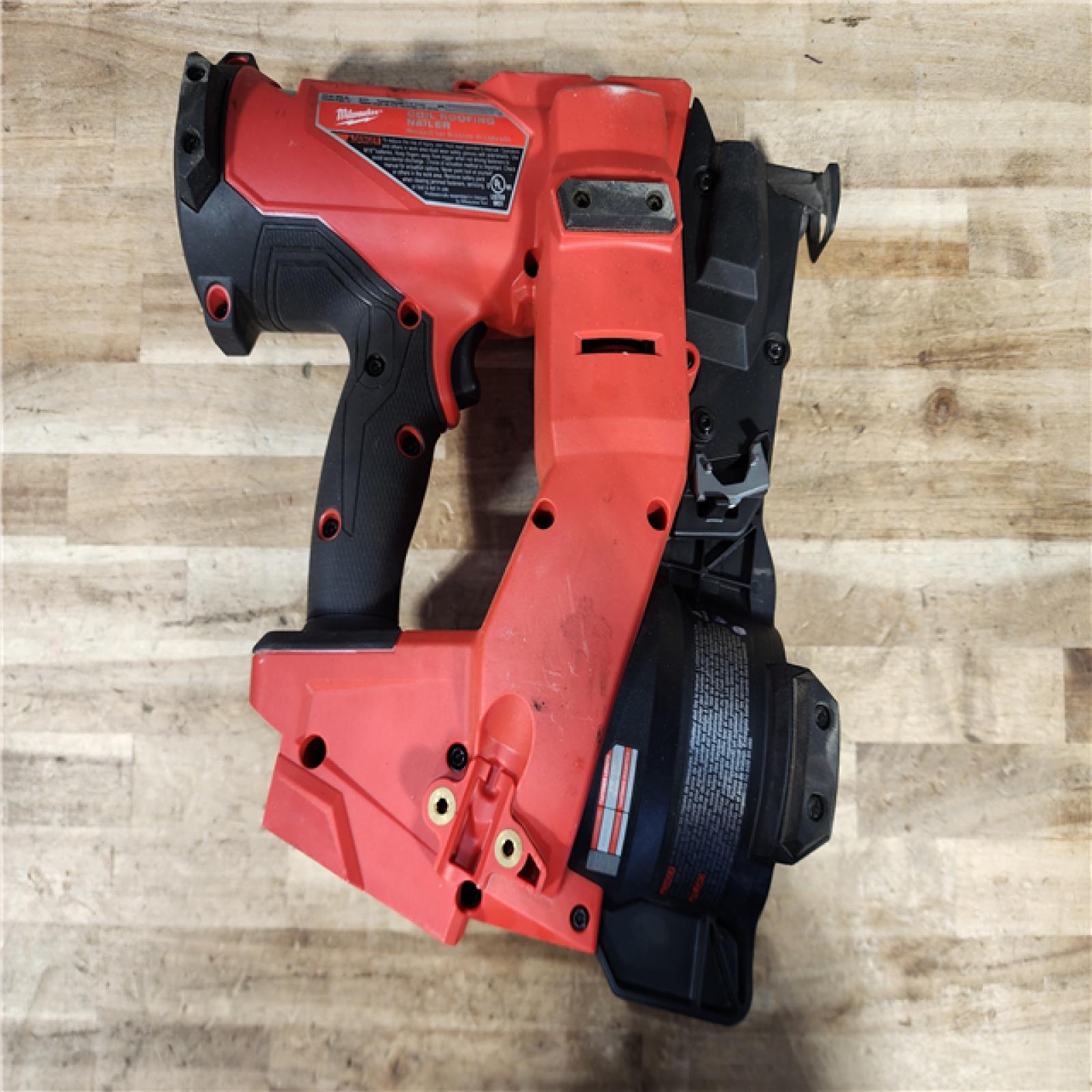 HOUSTON LOCATION - AS-IS Milwaukee FUEL 18-Volt Lithium-Ion Brushless Cordless Coil Roofing Nailer (Tool Only)