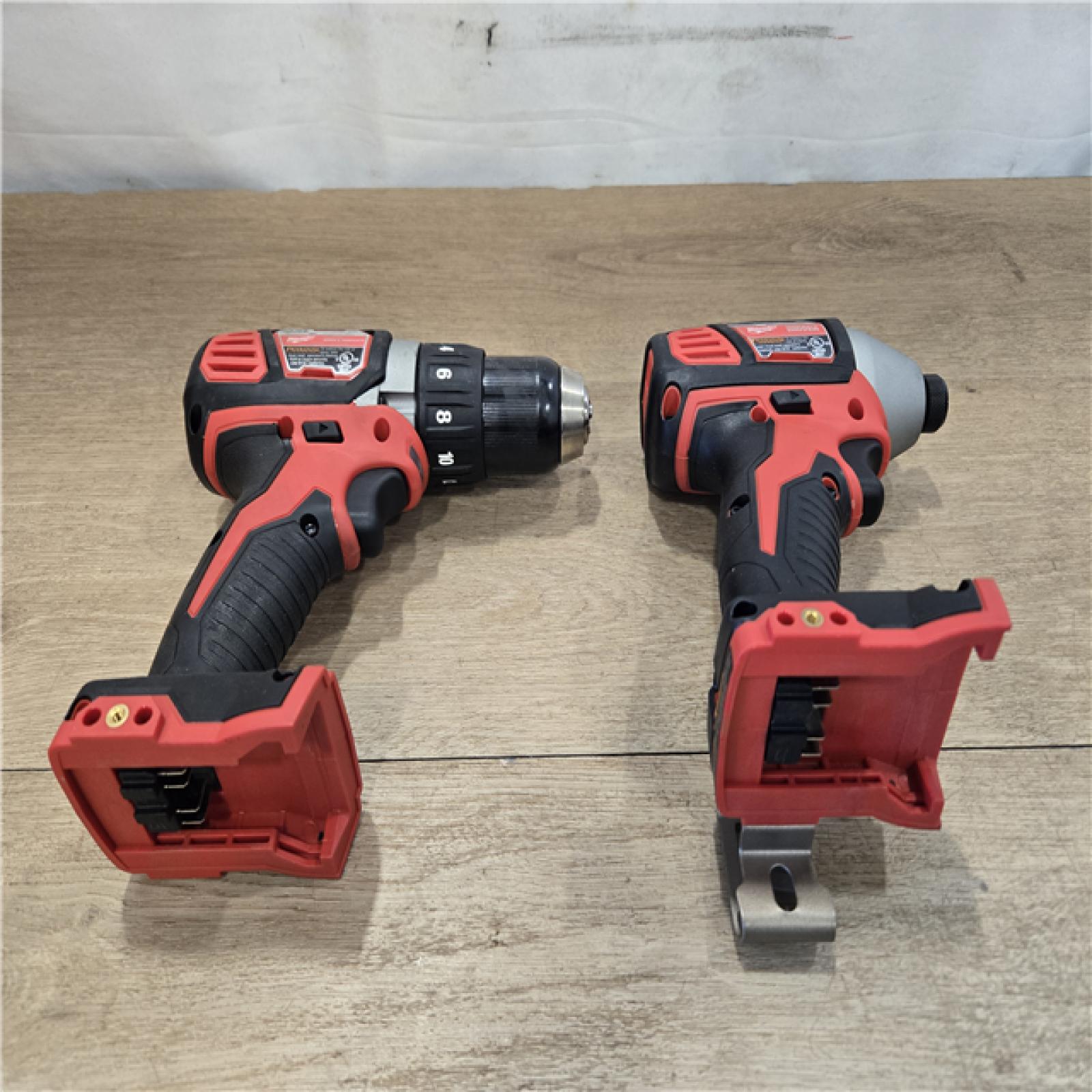 AS-IS Milwaukee 18V Cordless Drill Driver/Impact Driver Combo Kit