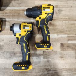 HOUSTON LOCATION - AS-IS (APPEARS LIKE NEW) DEWALT 20V MAX Lithium-Ion 2-Tool Cordless Brushless Combo Kit