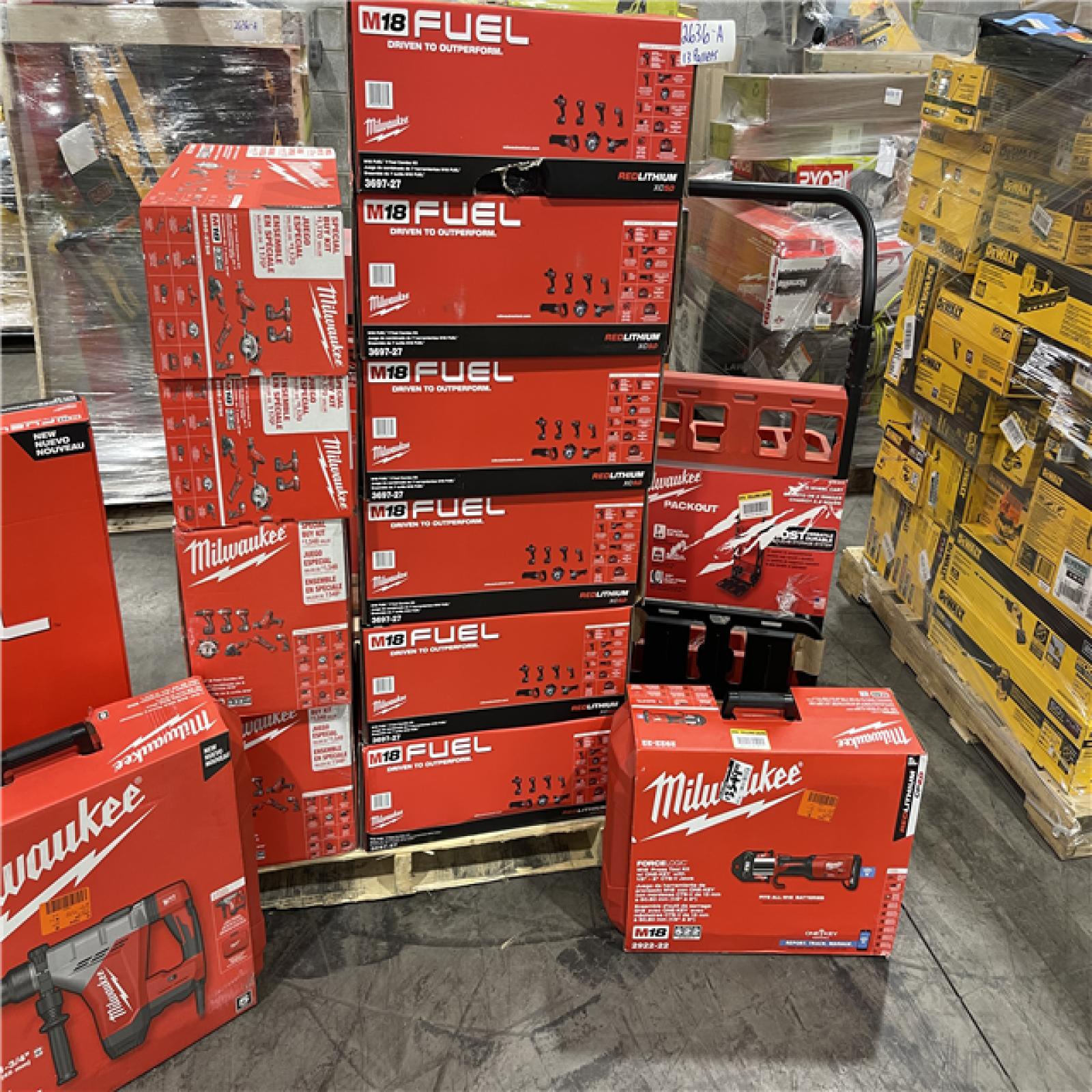 Pittston Location As-Is Power Tools Partial Truckload (13 pallets) 2636-A