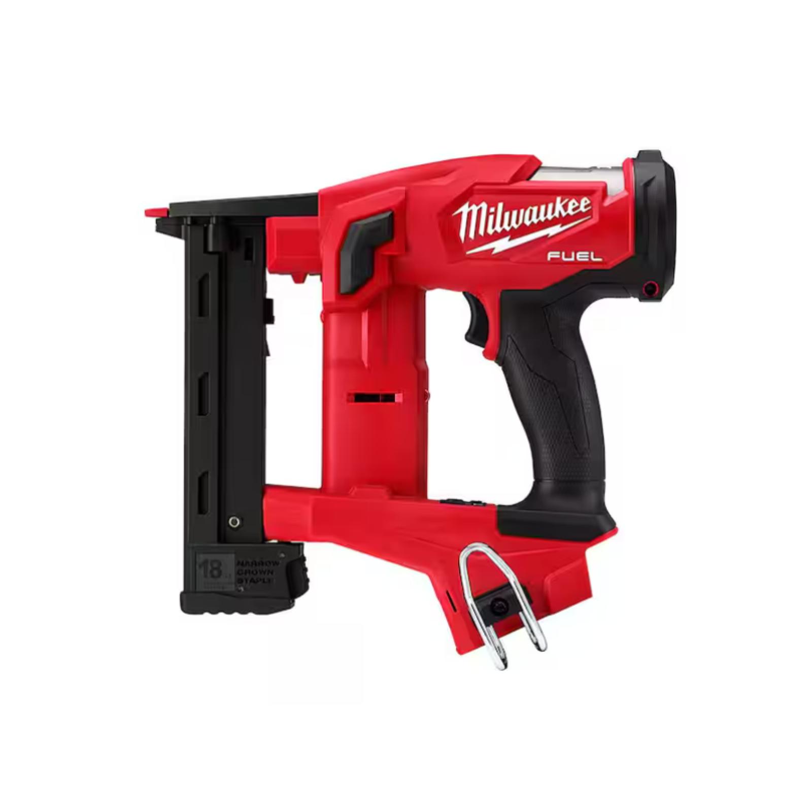 NEW!- Milwaukee M18 FUEL 18-Volt Lithium-Ion Brushless Cordless 18-Gauge 1/4 in. Narrow Crown Stapler (Tool-Only)