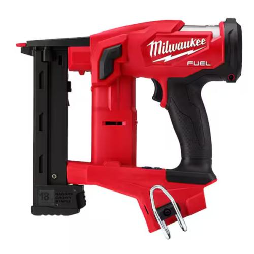 NEW!- Milwaukee M18 FUEL 18-Volt Lithium-Ion Brushless Cordless 18-Gauge 1/4 in. Narrow Crown Stapler (Tool-Only)