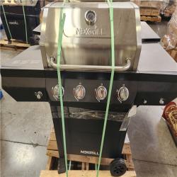 Phoenix AS-IS Nexgrill 4-Burner Propane Gas Grill in Black with Stainless Steel Main Lid (2-Grills)
