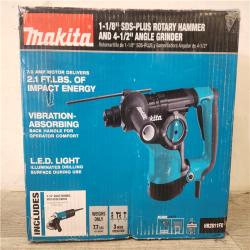 Phoenix NEW Makita 7 Amp 1-1/8 in. Corded SDS-Plus Concrete/Masonry Rotary Hammer Drill with 7.5 Amp 4-1/2 in. Angle Grinder and Hard Case
