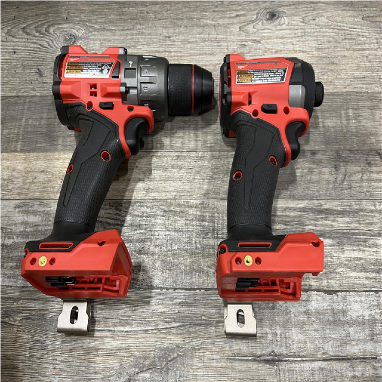 AS-IS Milwaukee FUEL 18V Lithium-Ion Brushless Cordless Hammer Drill and Impact Driver Combo Kit