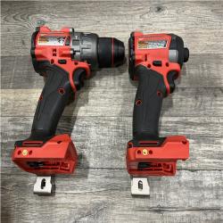 AS-IS Milwaukee FUEL 18V Lithium-Ion Brushless Cordless Hammer Drill and Impact Driver Combo Kit