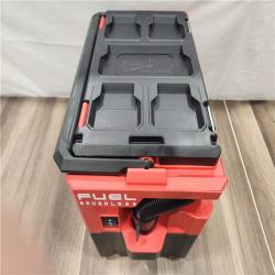 AS-IS- MILWAUKEE M18 FUEL PACKOUT 18-Volt Lithium-Ion Cordless 2.5 Gal. Wet/Dry Vacuum (Vacuum-Only)
