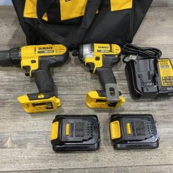 AS-IS DEWALT 20V MAX Cordless Drill/Impact 2 Tool Combo Kit