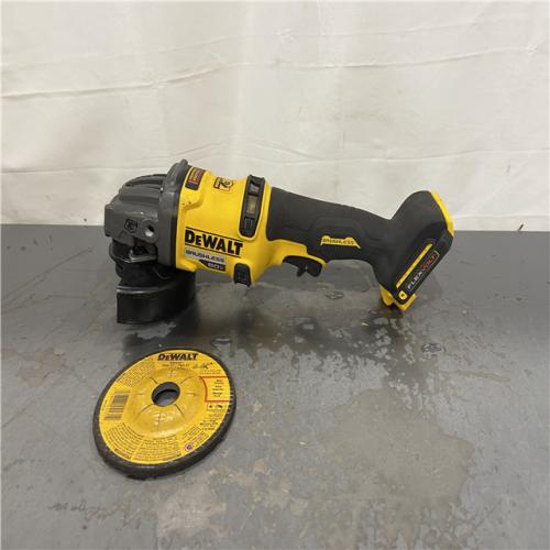 AS-IS- DEWALT 60V MAX Cordless Brushless 4.5 in. to 6 in. Small Angle Grinder with Kickback Brake (Tool Only)