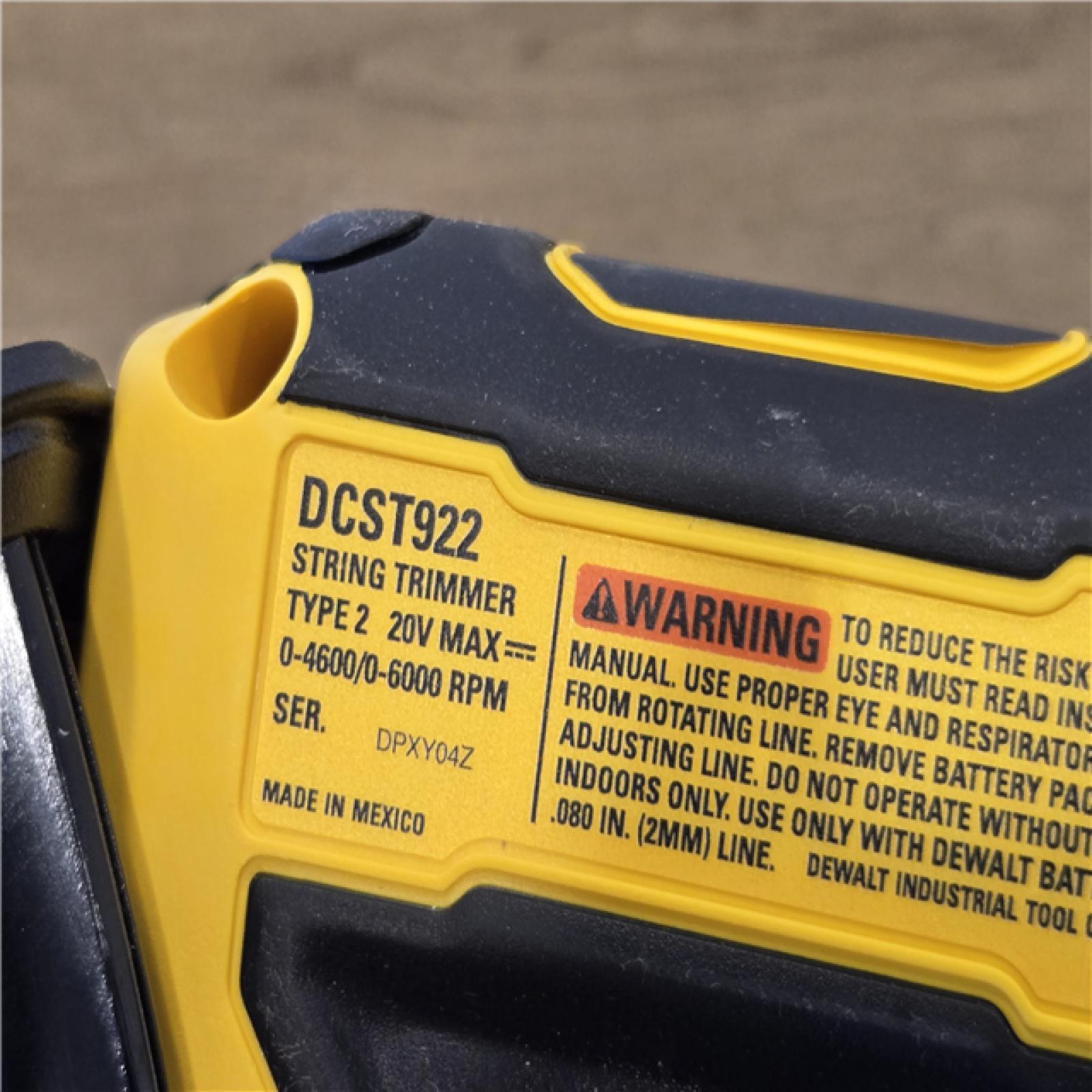 AS-IS DEWALT 20V MAX 14 in. Cordless Foldable String Trimmer Kit