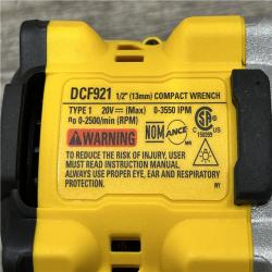 AS-IS DEWALT ATOMIC 20V MAX Cordless Brushless 1/2 in. Variable Speed Impact Wrench (Tool Only)