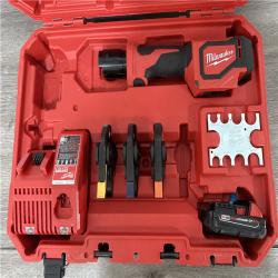 California AS-IS Milwaukee M18 Short Throw Press Tool Kit  Includes (1) Battery  Charger and Hard Case