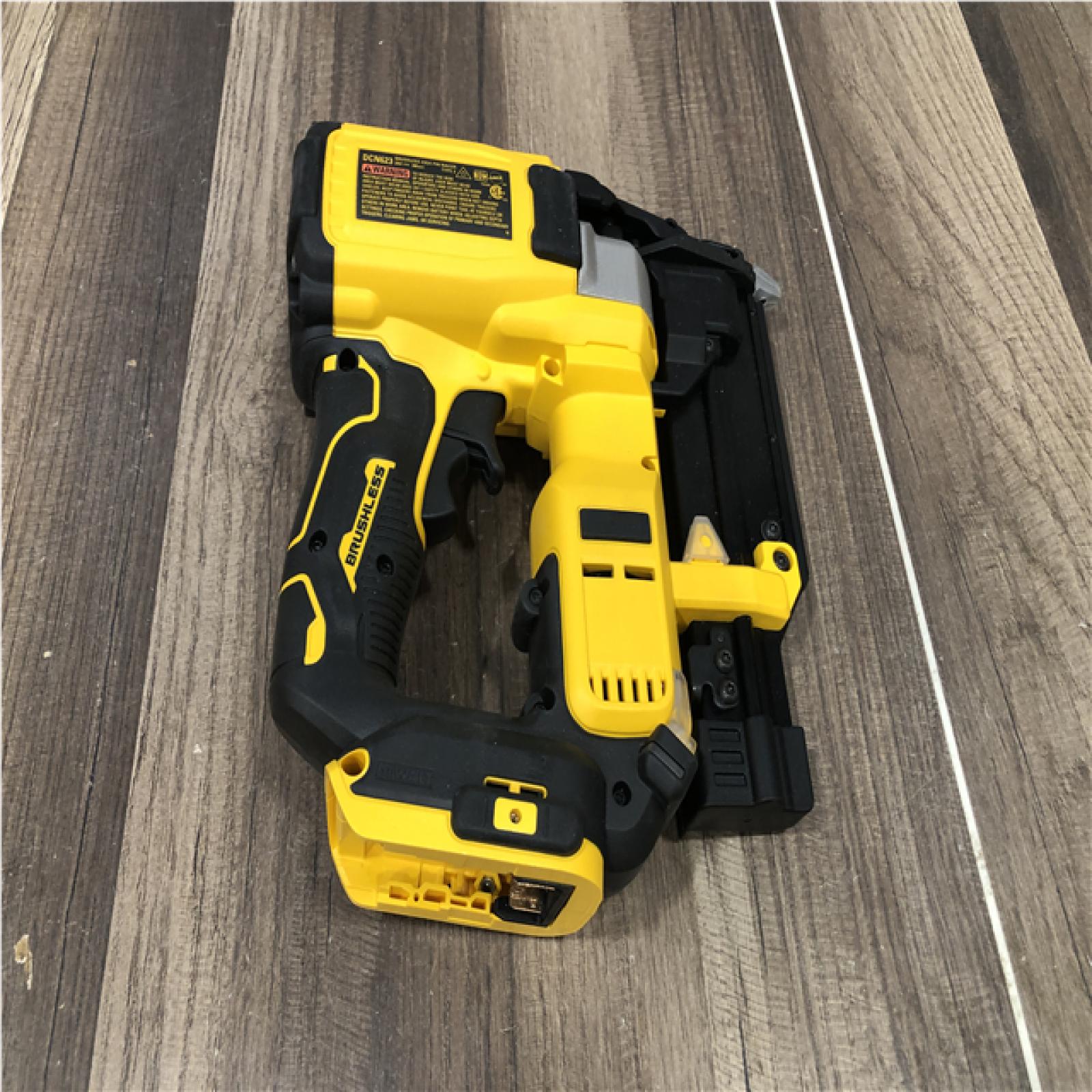 AS-IS DEWALT ATOMIC 20V MAX Lithium Ion Cordless 23 Gauge Pin Nailer Tool Only