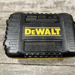 AS-IS DEWALT 20-Volt MAX Lithium-Ion 4.0Ah Battery with 12-Volt to 20-Volt MAX Charger