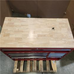 Phoenix Husky Modular Tool Storage 52 in. W x 20 in. D Standard Duty Red Mobile Workbench Cabinet (NO Wheels)