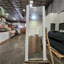 Phoenix Location Impact Plus 72 in. x 80 in. Beveled Edge Backed Mirror Aluminum Frame Glass Interior Closet Sliding Door with Chrome Trim
