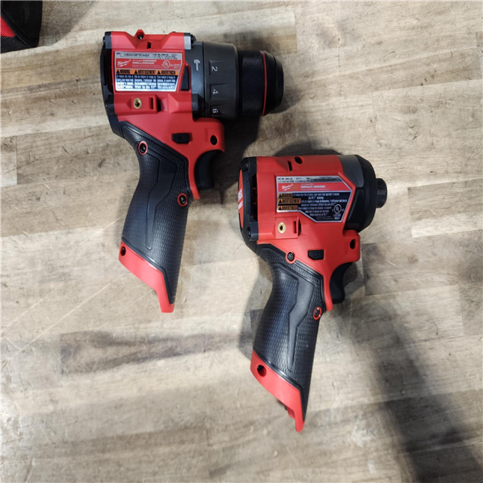 HOUSTON LOCATION - AS-IS (APPEARS LIKE NEW) Milwaukee 3497-22 12V Brushless Hammer Drill and Impact Driver Combo Kit