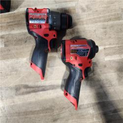 HOUSTON LOCATION - AS-IS (APPEARS LIKE NEW) Milwaukee 3497-22 12V Brushless Hammer Drill and Impact Driver Combo Kit